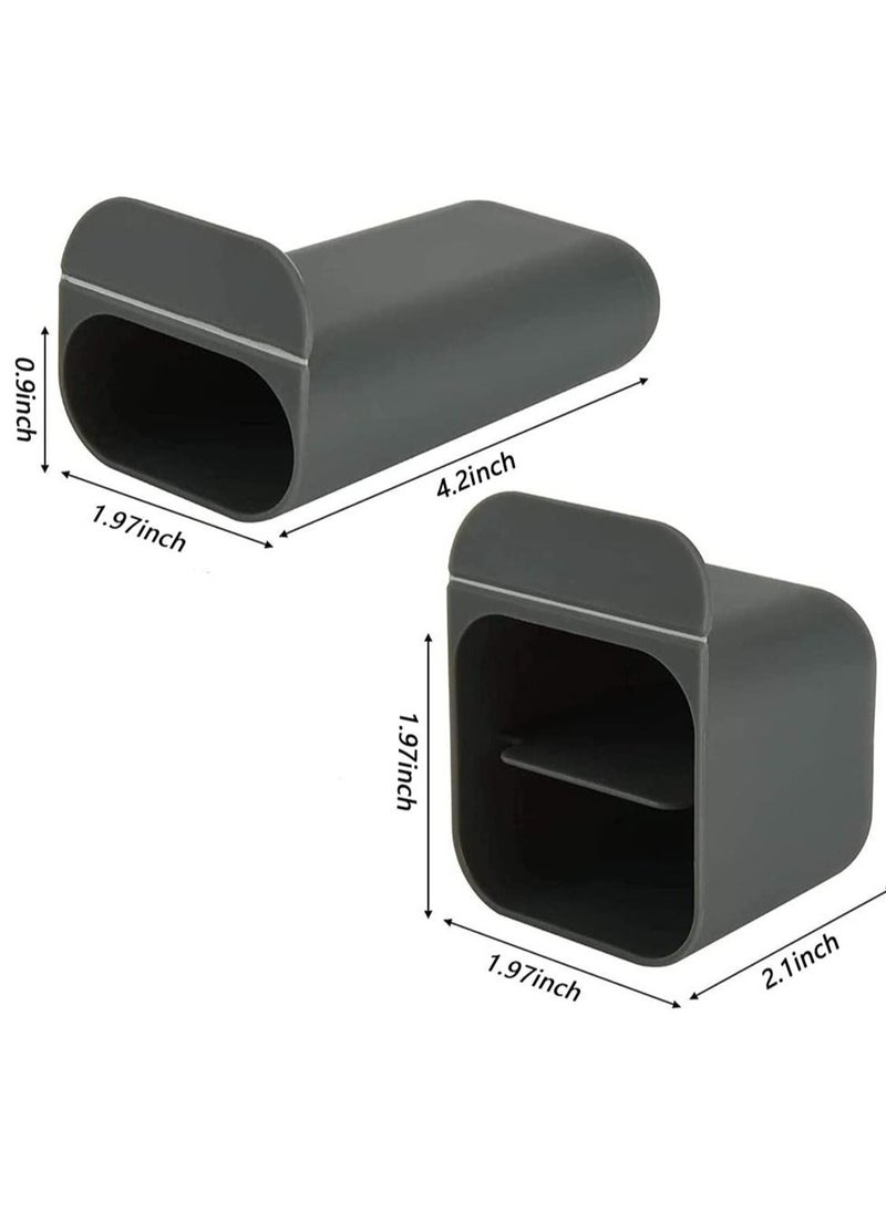 Y&D - Creative DIY Screen Pen Holder, Self Adhesive Pencil Holder for Desk, Organizer Desk Under Computer Monitor and Container, 3 Pack Paste Case - Image 1
