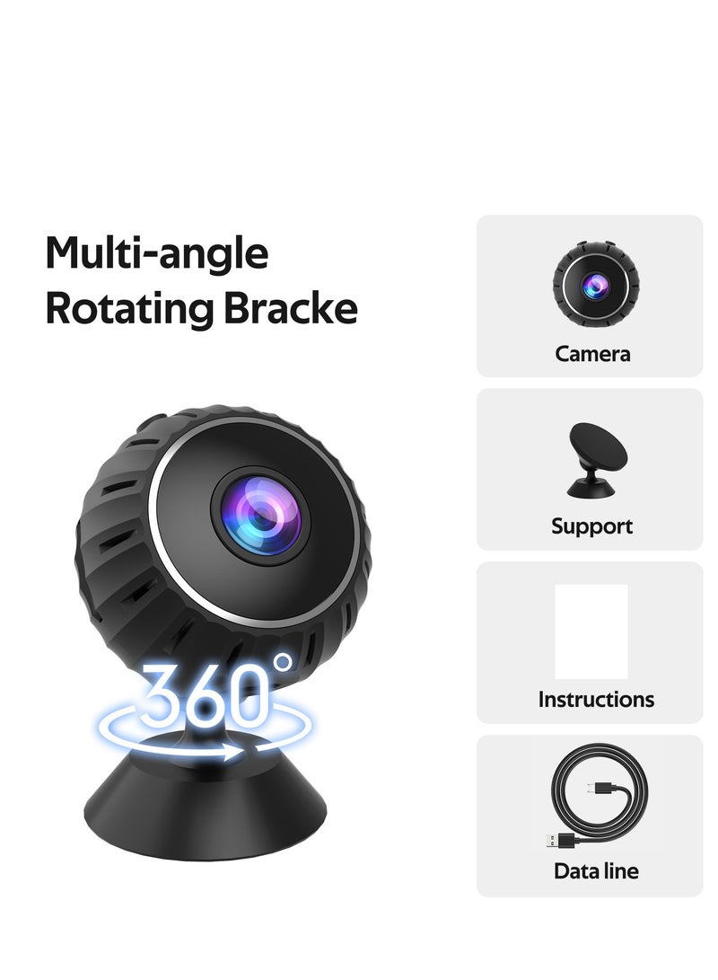 GULFLINK X10 HD Infrared Night Vision Mini WiFi Camera With Base Wireless Remote Monitoring Motion Detection Alarm Mini Camera  - Image 3