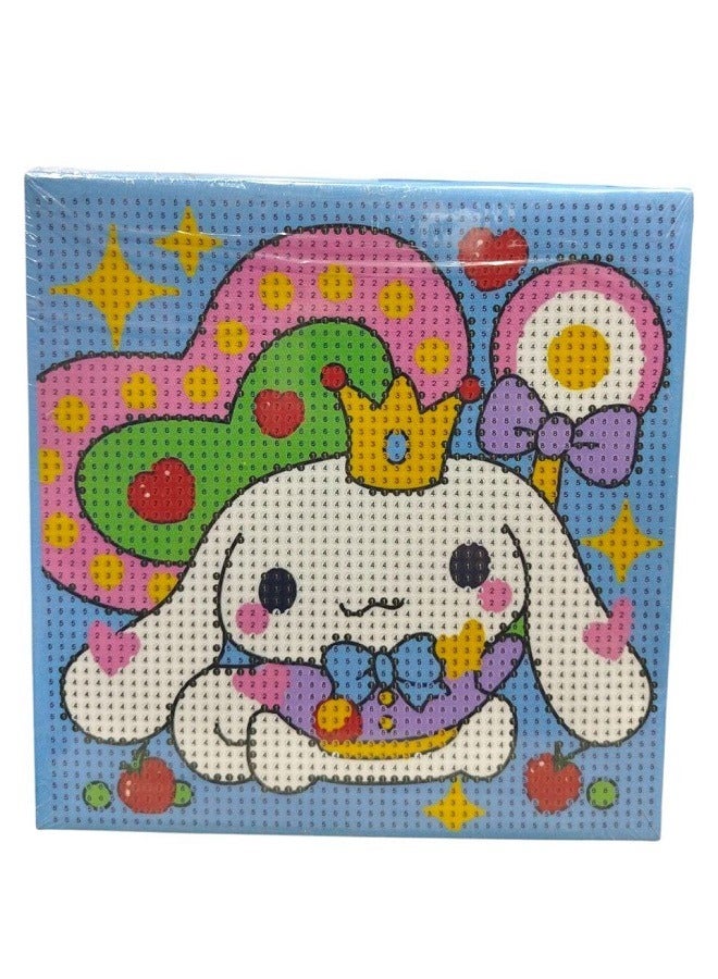 داي مجموعة الرسم الماسي للأطفال لتطوير مهارات التركيز والصبر وتحسين التنسيق البصري 20 × 20 سم (سينامورول)