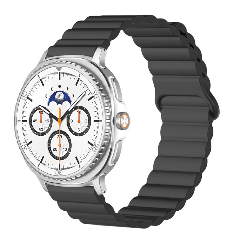AD Navy Blue Silicone Sport Smartwatch Band Compatible with Samsung Galaxy Watch 8 Classic with Adjustable Fit Soft Strap and Quick Daily Replacement - Image 4