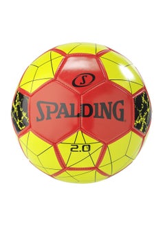 SPALDING 2.0 Red/Yellow Size 5 Soccer Ball  - Image 1