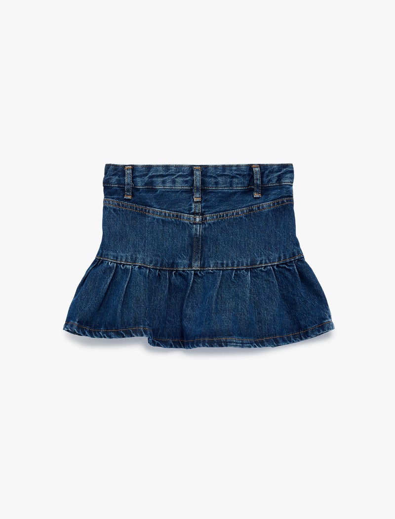 KOTON Mini Denim Skirt - Image 3