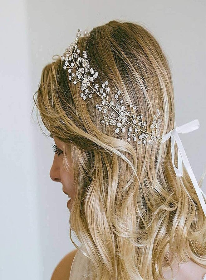 EVILD Bridal Wedding Hair Accessories Silver Rhinestone Hair Pieces for Women - Image 3
