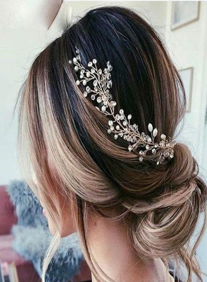 EVILD Bridal Wedding Hair Accessories Silver Rhinestone Hair Pieces for Women - Image 5