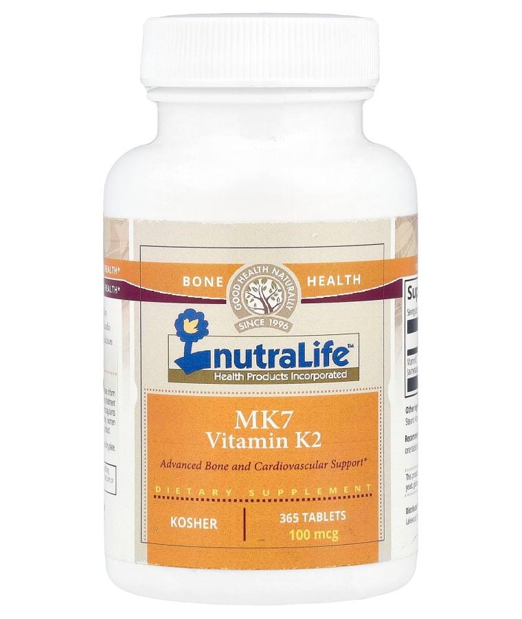 MK7 Vitamin K2 100 mcg 365 Tablets