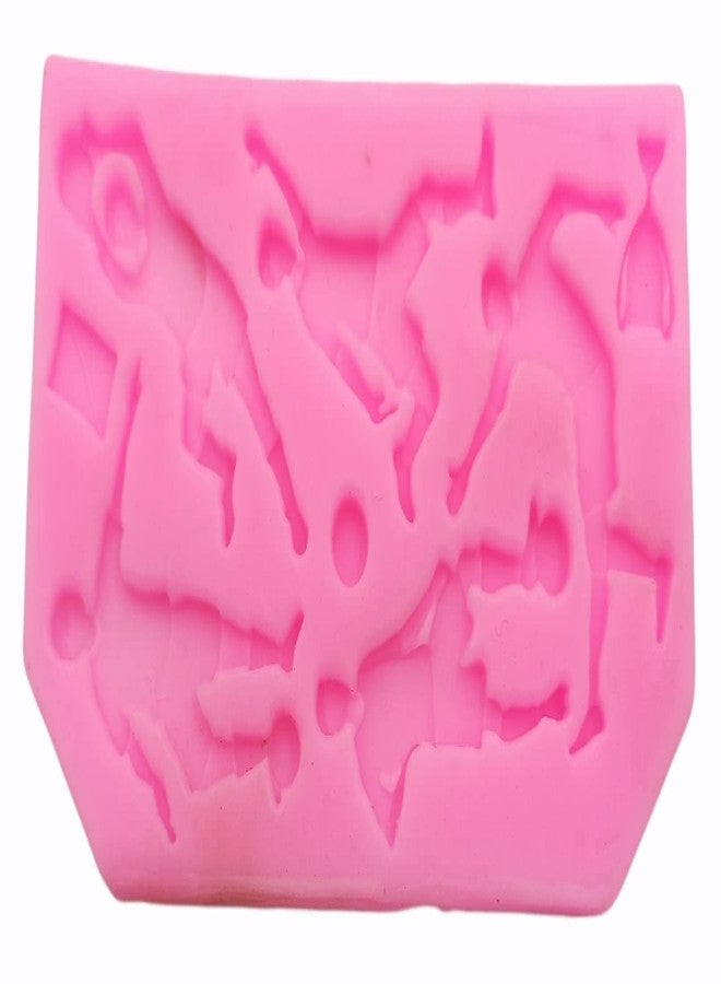 Folca Silicone Fondant Cake Decorating Mould Chocolate Mold DIY Sugarcraft Tools Xmas Embellishments(GP-04) - Image 1