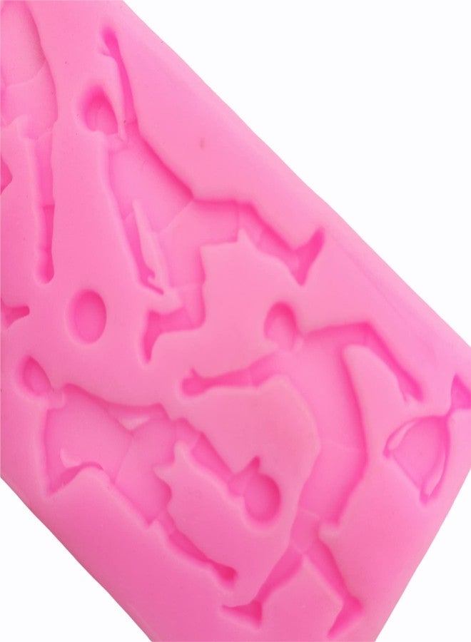 Folca Silicone Fondant Cake Decorating Mould Chocolate Mold DIY Sugarcraft Tools Xmas Embellishments(GP-04) - Image 3