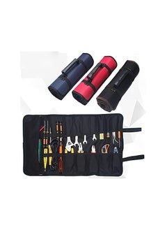 PROMASS promass Roll Portable Canvas Storage Bag,Tool Organizer for Electricians Mechanics,Thick and Wear-Resistant,UH01 Blue  - Image 4