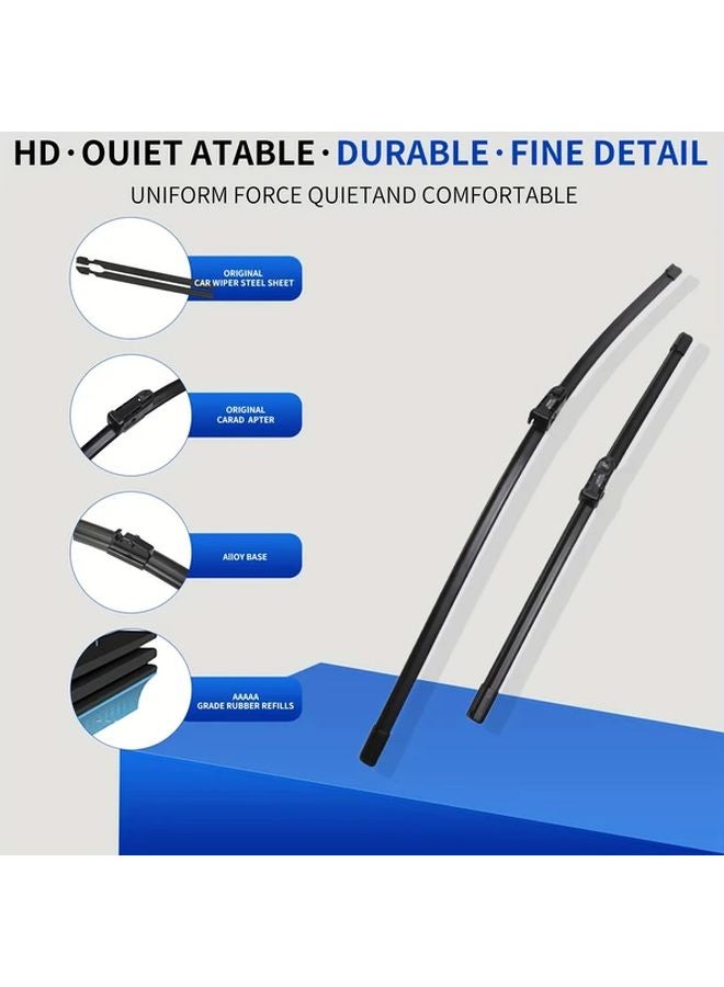 Genuine Frameless Wiper Blades Pair 26 and 14 Inch for Buick Encore 2013 2021 - Image 5