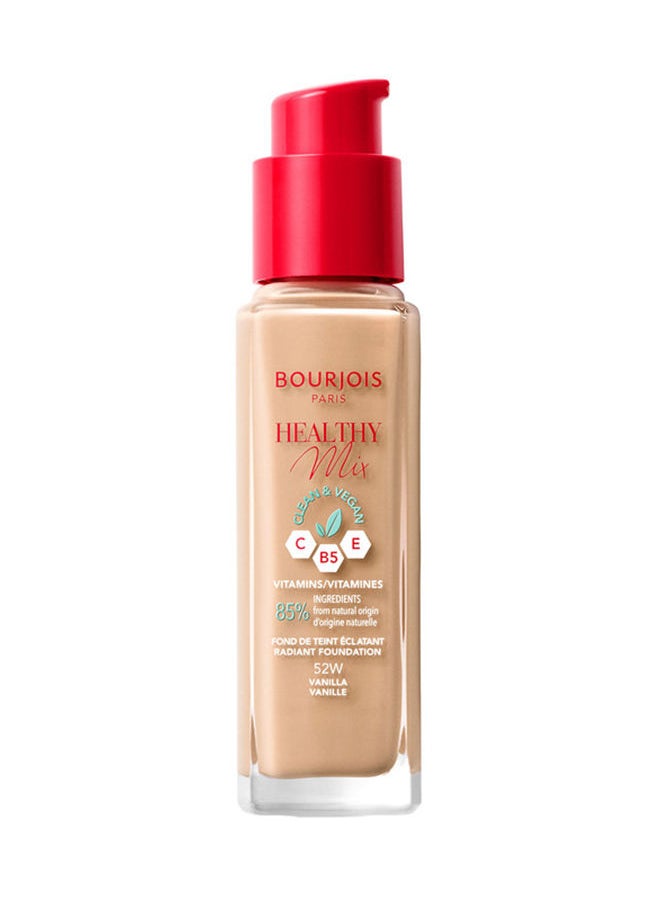 BOURJOIS PARIS - Healthy Mix Clean Foundation - 52W - Vanilla, 30ml - Image 1