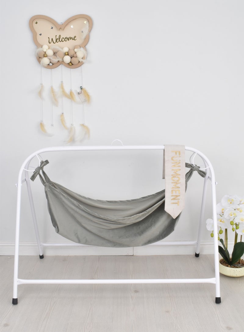 FUN MOMENT Foldable Iron Baby Swing - Image 1