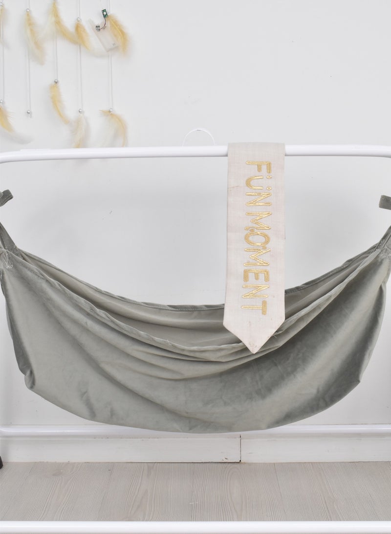 FUN MOMENT Foldable Iron Baby Swing - Image 3