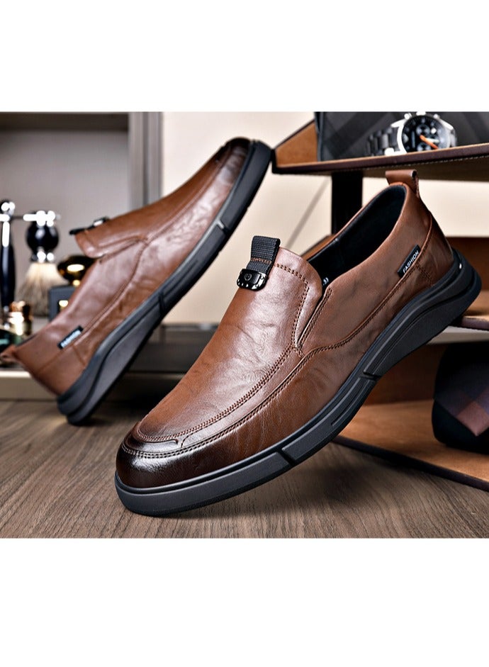 Warrior Versatile Retro Casual Leather Shoes  - Image 2