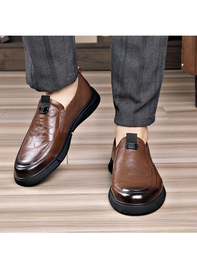 Warrior Versatile Retro Casual Leather Shoes  - Image 4