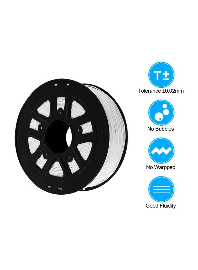 PLA 3D Printing Filament White - Image 4