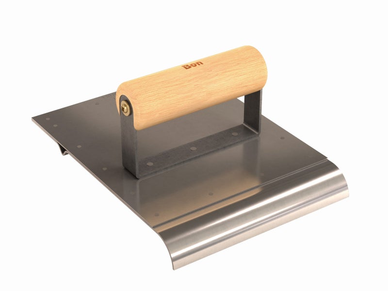 Bon Tool 12-179 6-Inch by 8-Inch Combination Edger and Groover, 3/4-Inch Radius, Wood Handle, Stainless Steel - Image 5