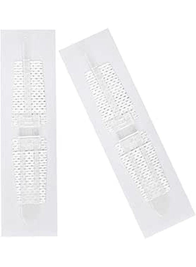Elastic Non-Woven Fabric Zip Wound Closure Bandage 2pcs For First Aid - Image 1