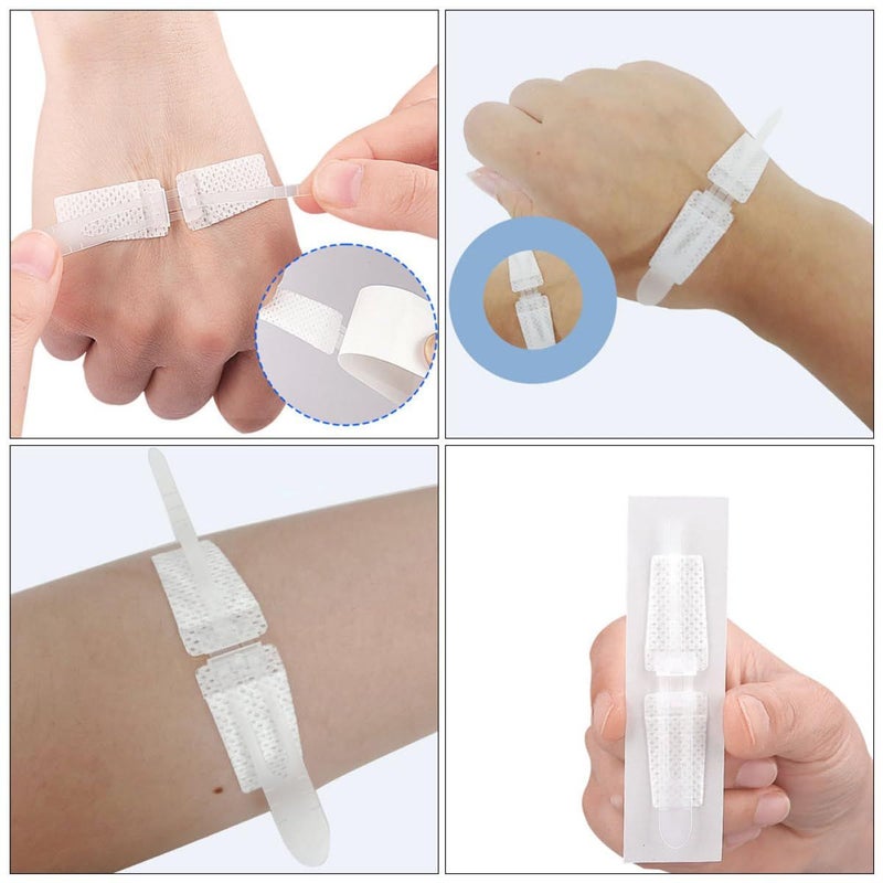 Elastic Non-Woven Fabric Zip Wound Closure Bandage 2pcs For First Aid - Image 4