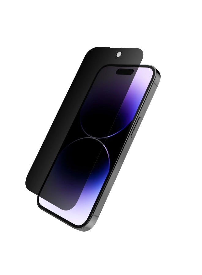 mietubl Privacy Screen Protector For iPhone 16 Pro Max , Anti-Spy, 9H Hardness, Anti-Fingerprint, Scratch Resistant, Easy Installation - iPhone 16 Pro Max Tempered Privacy - Image 1