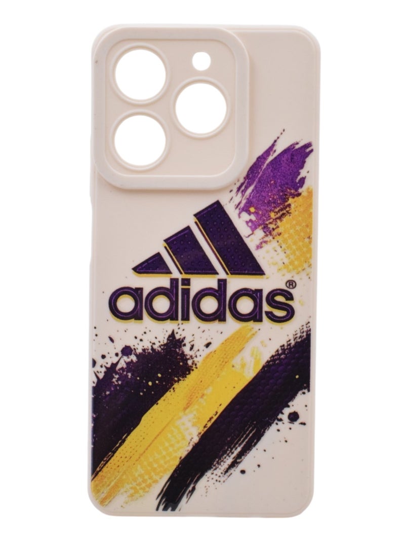 Adidas Plastic Back Cover For Realme C61 - Multicolour - Image 1