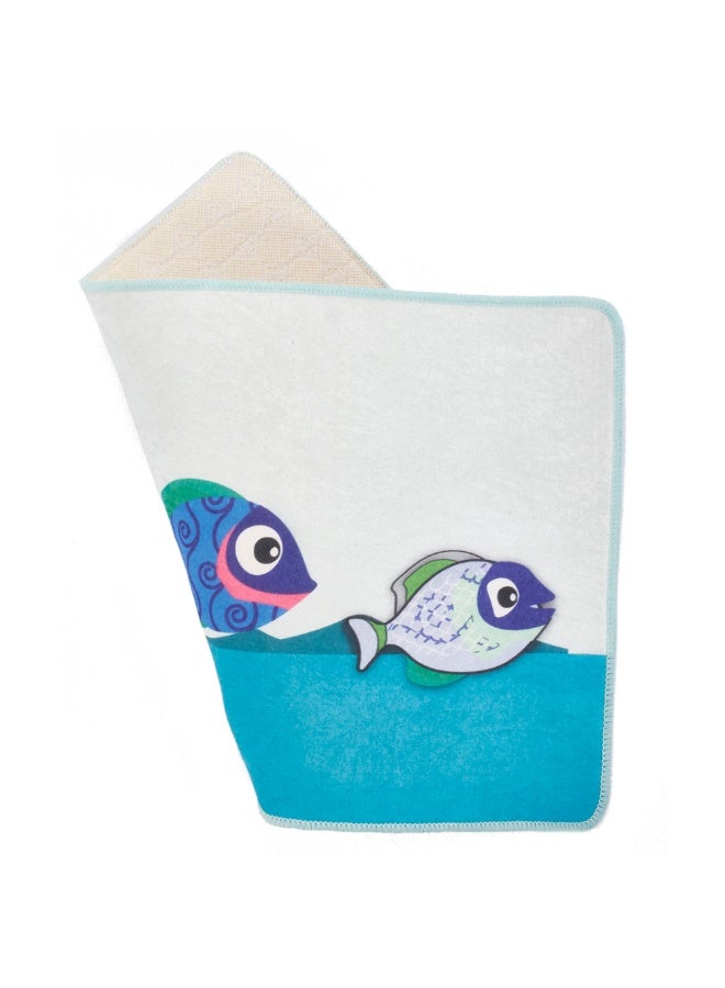 Biggdesign Washable Indoor Doormat 45x70cm, Durable Polyester Mat, Non-Slip Bottom, Pet Friendly, Machine Washable, Fishes Design Doormat, Ideal Door Mat for Kitchen, Bathroom, Living Room, Entryway - Image 2