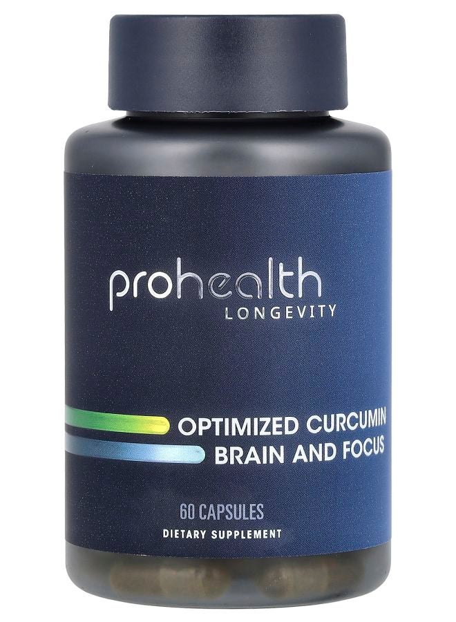 ProHealth Optimized Curcumin Brain and Focus 60 Capsules
