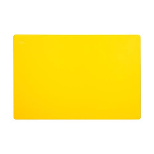 Thirteen Chefs Large 18 x 12 Yellow Cutting Board - Professional 1/2 Inch Thick HDPE for Poultry and Chicken - Food Service and Restaurant Certified - Image 3