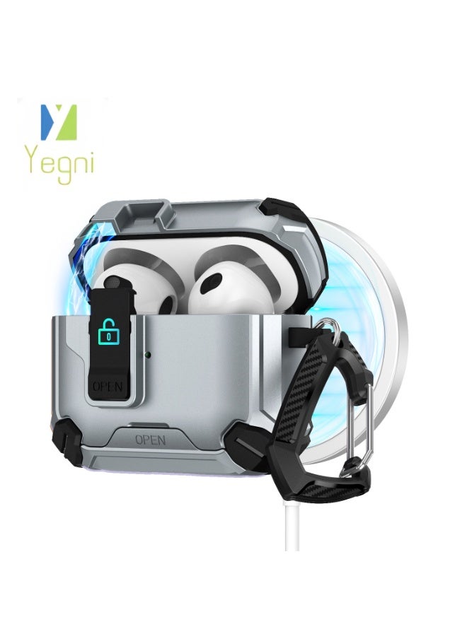 Yegni New multi-functional AirPods earphone case Apple earphones can be used as a phone stand flip-top earphone shell - Image 1