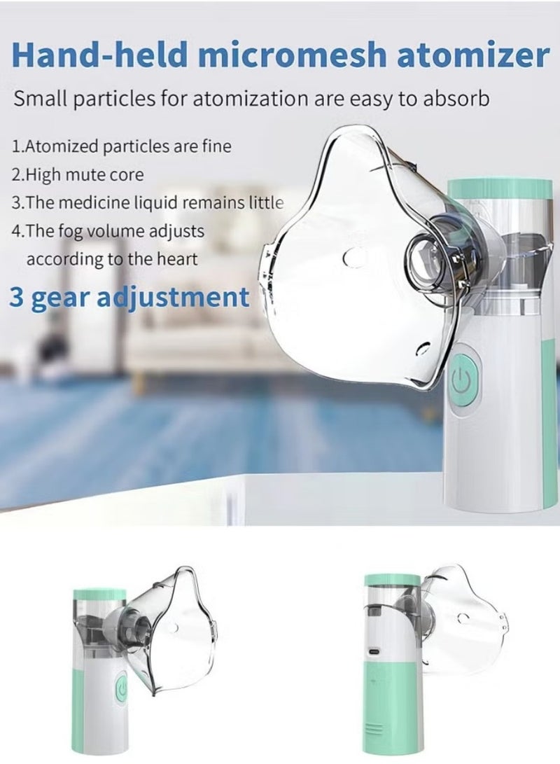 Low Power Consumption Compact Mesh Atomizer Handheld Household Atomizer - Image 2