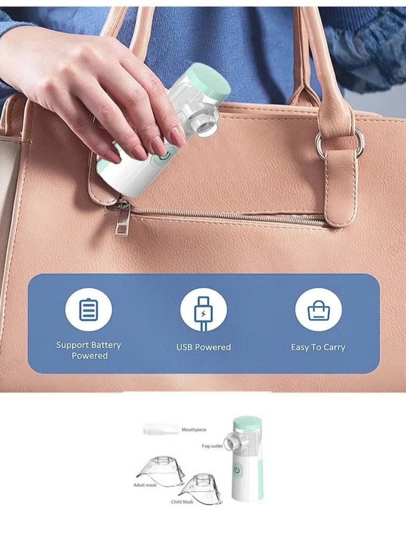 Low Power Consumption Compact Mesh Atomizer Handheld Household Atomizer - Image 3