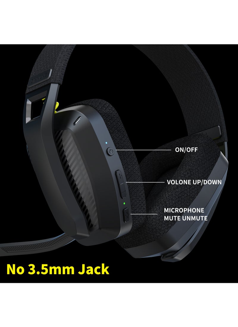 بنيون - BW06 2.4G سماعة ألعاب لاسلكية مع ميكروفون فليب ENC للكمبيوتر الشخصي ، PS4 ، PS5 ، سماعة بلوتوث ثنائية الوضع للألعاب - Image 1