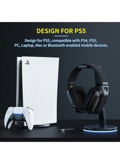 BINNUNE BW06 2.4G Wireless Gaming Headset with Flip ENC Mic for PC, PS4, PS5, Gamer Dual-Mode Bluetooth Headphones  - Image 3