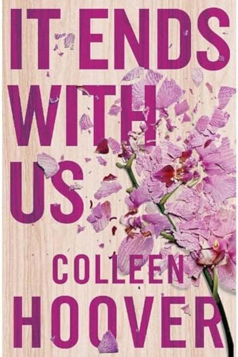 Colleen Hoover Novel, It Ends with Us, Fiction Book