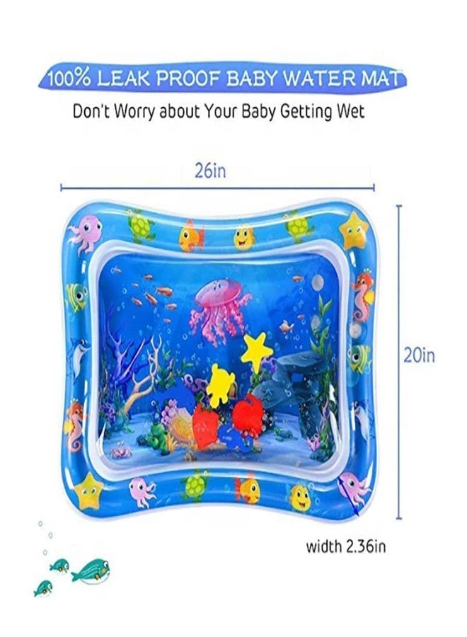 Glowick Portable Happy Tummy Time Outdoor & Indoor Fun Learning Activity Water Mat for Babies, Learning and Playing Tool for Infants and Toddlers (1Pcs) - Image 4