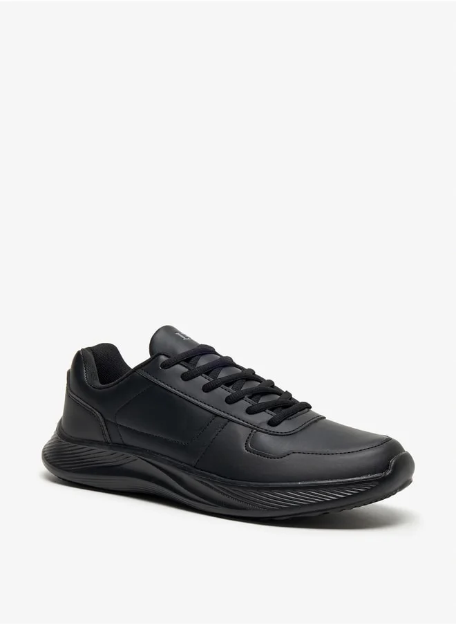 ال بي ال من شو اكسبرس Solid Low Ankle Lace-Up Sneakers