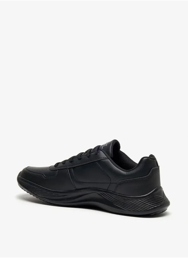 ال بي ال من شو اكسبرس Solid Low Ankle Lace-Up Sneakers