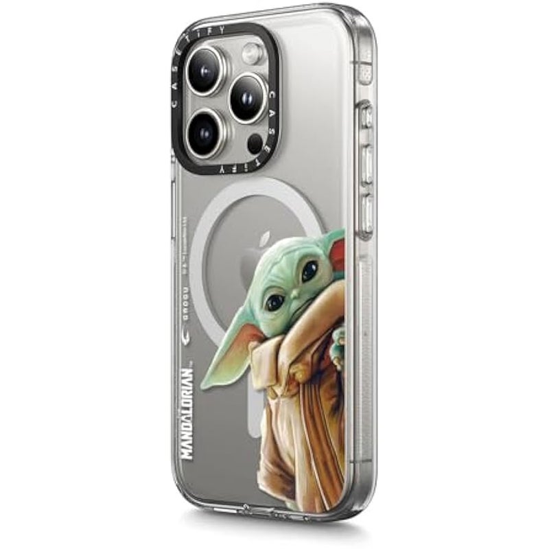 Casetify Clear iPhone 15 Pro Case 【Mandalorian Co-Lab/Not Yellowing / 6.6ft Drop Protection/Compatible with Magsafe】 - Grogu - Clear - Image 5