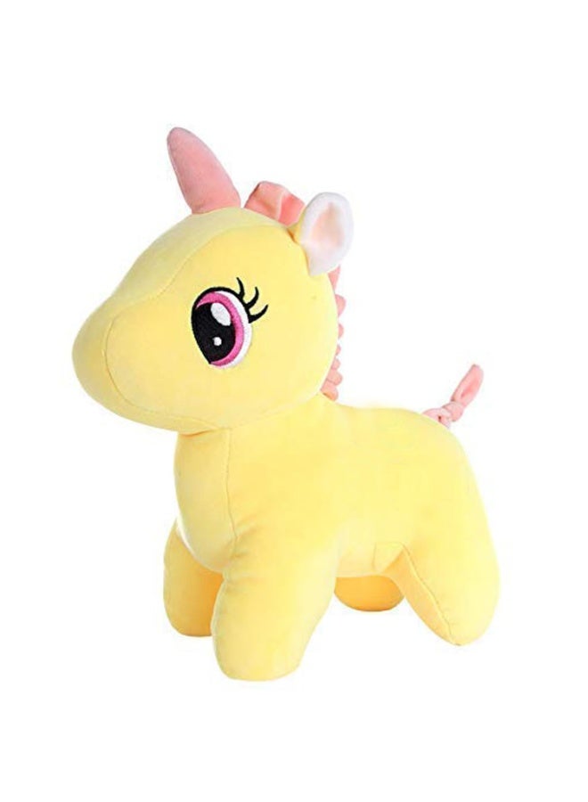Babique Unicorn Stuffed Soft Toy Plush for Kids Baby Boy Girl Birthday (25Cm -Yellow) - Image 2