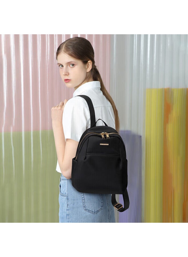 Golf Golf Backpack For Women, Casual Small Backpack, Student Schoolbag, Lightweight Bag, Women's Bag, Ipad Laptop Bag, Travel Bag, Black - Image 1