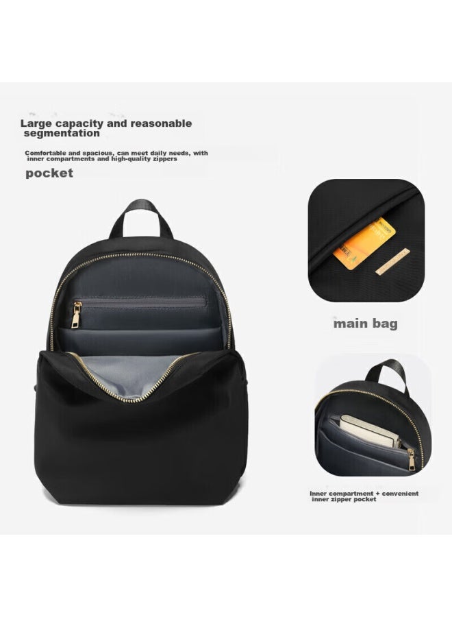 Golf Golf Backpack For Women, Casual Small Backpack, Student Schoolbag, Lightweight Bag, Women's Bag, Ipad Laptop Bag, Travel Bag, Black - Image 2