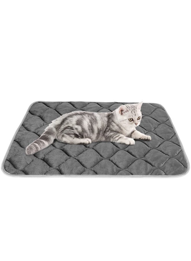 Self Heating Pet Pad for Cats and Dogs No Electric Self-Warming Thermal Mat for Pet Bed/Crate - 70x48cm - Image 1