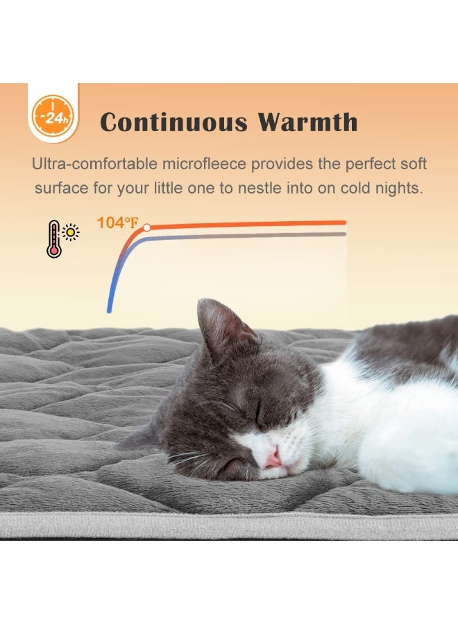 Self Heating Pet Pad for Cats and Dogs No Electric Self-Warming Thermal Mat for Pet Bed/Crate - 70x48cm - Image 3
