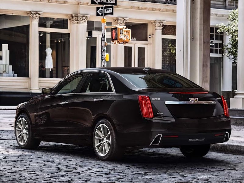 Rvinyl Pillar Post Window Trim for Cadillac CTS 2014-2019 - Gloss Black - Image 4