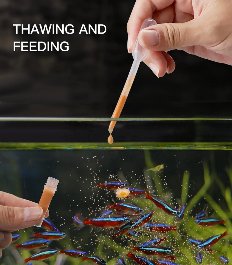 Clscea Aquarium Baby Brine Shrimp Dispense Storage Container Collection Tubes Kit for Brine Shrimp Hatchery 12 x 1.5ml - Image 3