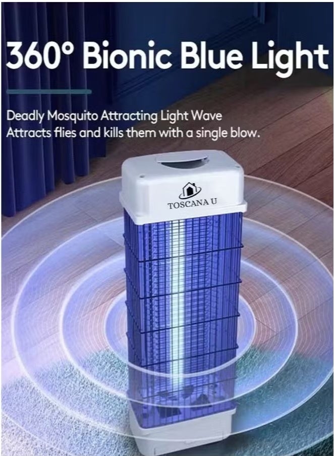 TOSCANA U The best killer of mosquitoes and flying insects inside and outside the house using electric shock and UV lighting, electric mosquito, fly and fly zapper - Image 2
