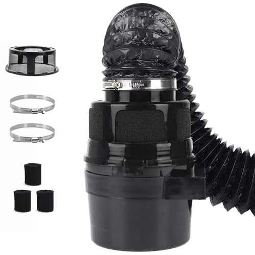 VIWINVELA Upgraded Version - VIWINVELA 3 IN 1 Indoor Dryer Vent Kit with Lint Trap Dryer Lint Catcher Water Filter Bucket for Electric Dryer (Black Dryer Vent Bucket with Black Hose) - Image 1