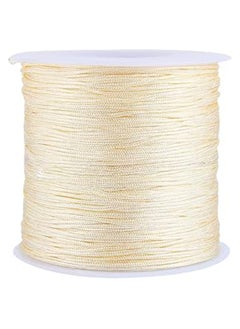 100M x 0.8mm Nylon Chinese Knot Cord Rattail Macrame Shamballa Thread String (Beige) - pzsku/ZDD576D701D50D6D217FAZ/45/_/1732543102/365e6d81-8504-4c96-9846-58f5b8c58b95