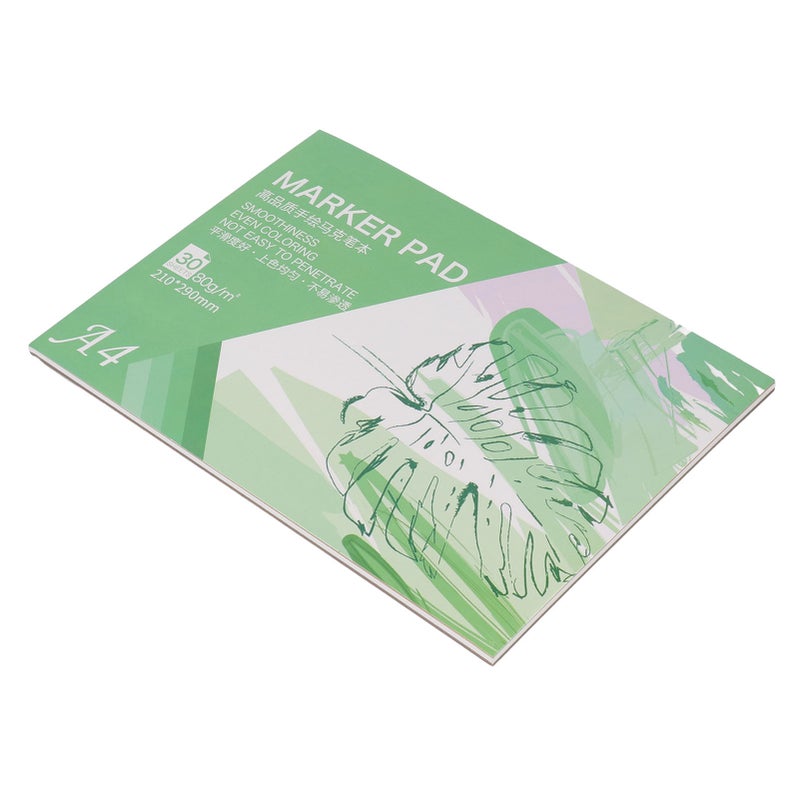Marker Pad: 30-Sheet A4 Textured Impermeable Paper - Portable Multipurpose Art Sketchbook for Artists, Beginners, Kids, Outdoor & Indoor Creation - Image 3