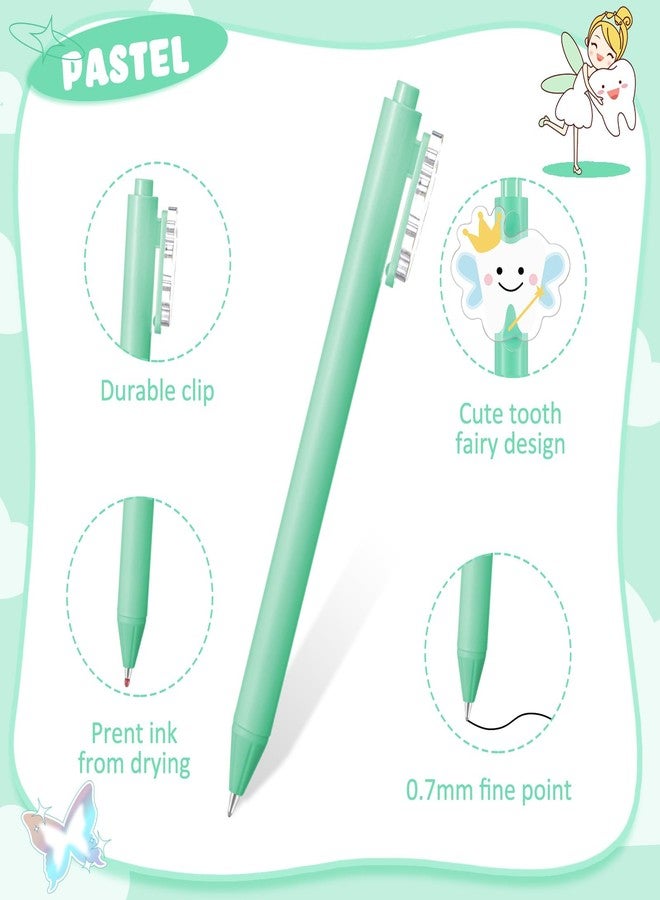 Dinifee 12 Pcs Tooth Fairy Wand Pens, Cute Tooth Fairy Gifts for Lost Teeth Rewards, Fun Writing Pens for Prizes, Dental Hygiene Rewards & Birthday Party Favors - Image 3