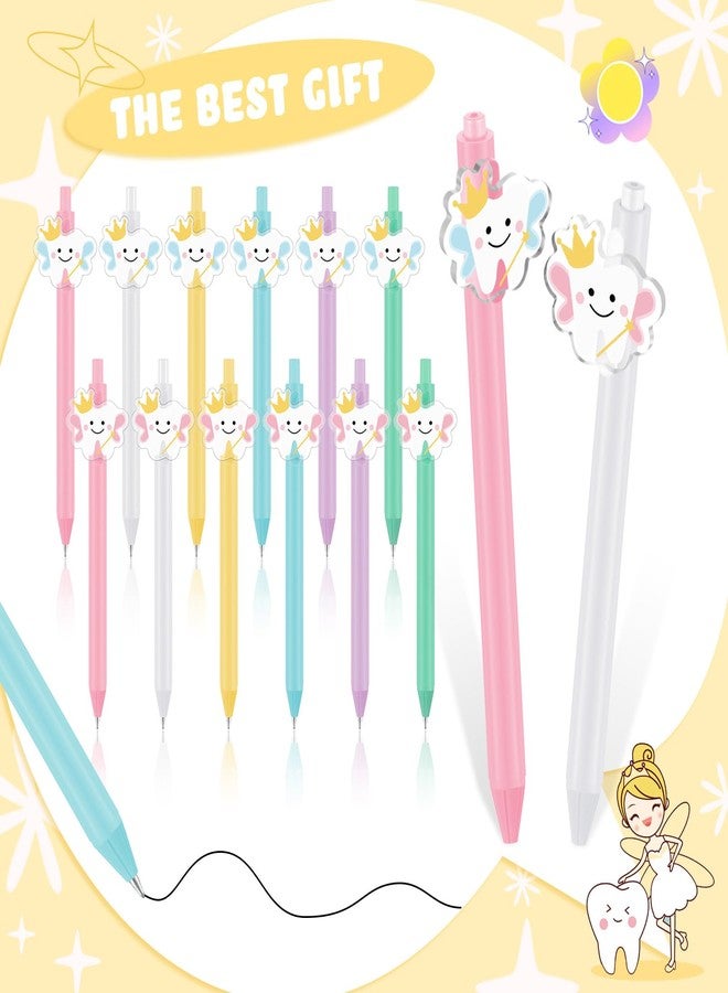 Dinifee 12 Pcs Tooth Fairy Wand Pens, Cute Tooth Fairy Gifts for Lost Teeth Rewards, Fun Writing Pens for Prizes, Dental Hygiene Rewards & Birthday Party Favors - Image 5